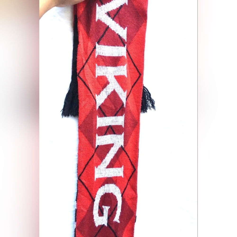 vintage New York Red bulls viking army VA MMX III Red and Black Scarf 60×6